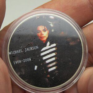 Silver Coin Michael Jackson Medalian
